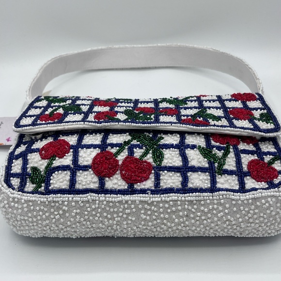 Cherry beaded bag made in India NWT TikTok Instagram Viral - Picture 3 of 8